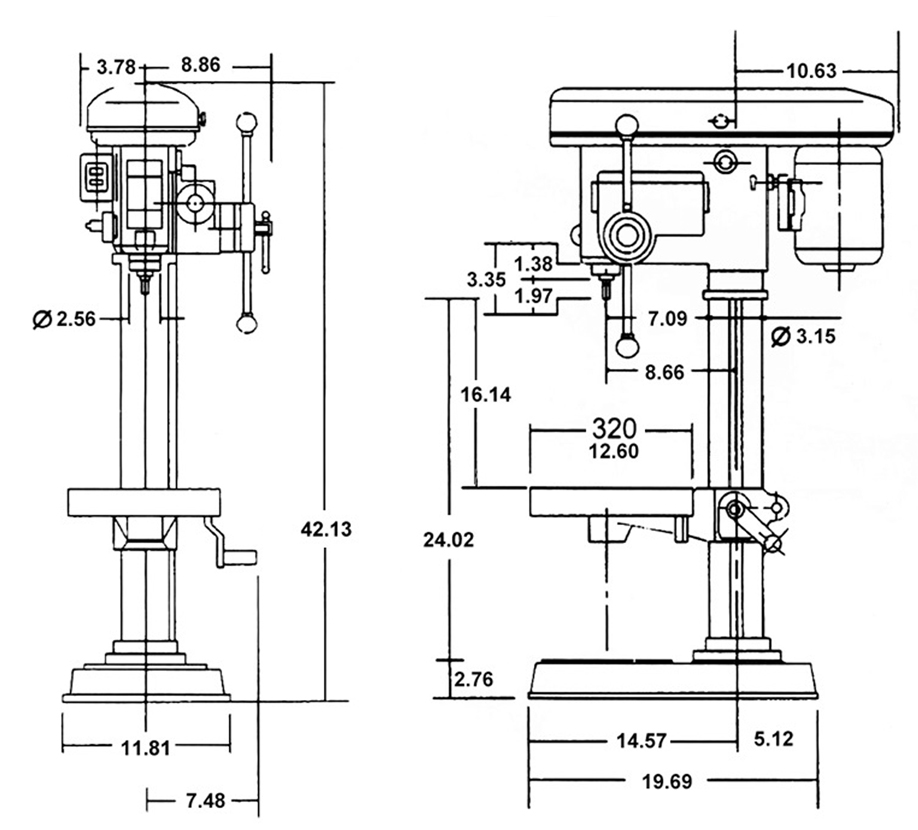 Heavy Duty Drill Press with Multiple Spindle Head,drilling two holes at once,1 HP,4-pole motor,clutch type,HD-120